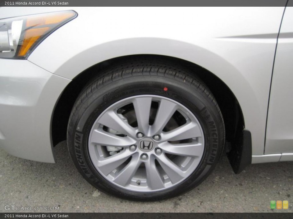 2011 Honda Accord EX-L V6 Sedan Wheel and Tire Photo #40534061