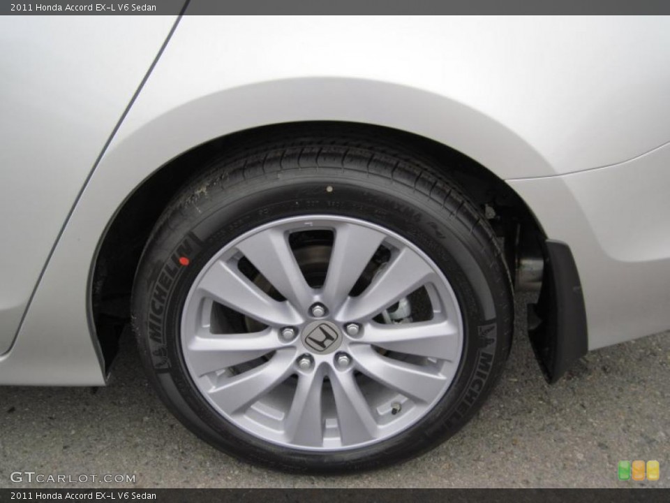 2011 Honda Accord EX-L V6 Sedan Wheel and Tire Photo #40534077