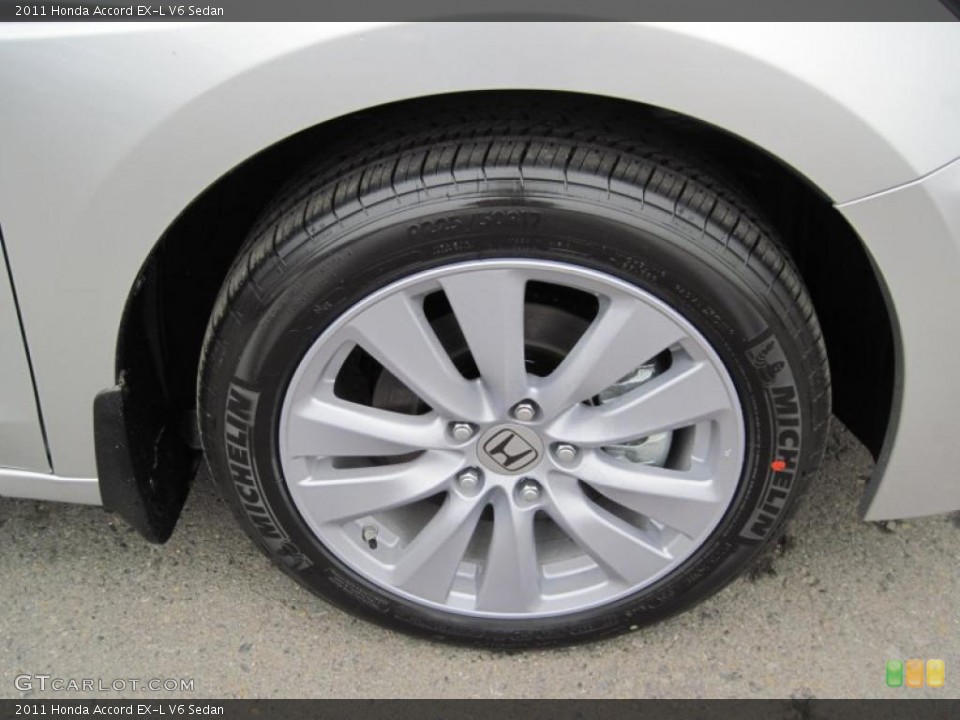 2011 Honda Accord EX-L V6 Sedan Wheel and Tire Photo #40534117