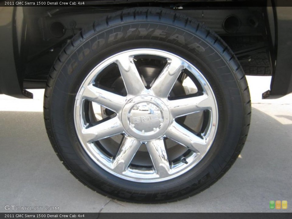2011 GMC Sierra 1500 Denali Crew Cab 4x4 Wheel and Tire Photo #40539125