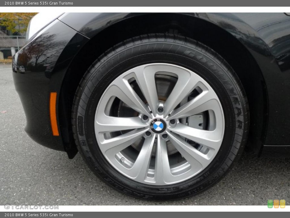 2010 BMW 5 Series 535i Gran Turismo Wheel and Tire Photo #40540185