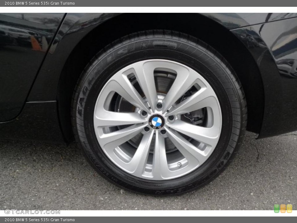 2010 BMW 5 Series 535i Gran Turismo Wheel and Tire Photo #40540349