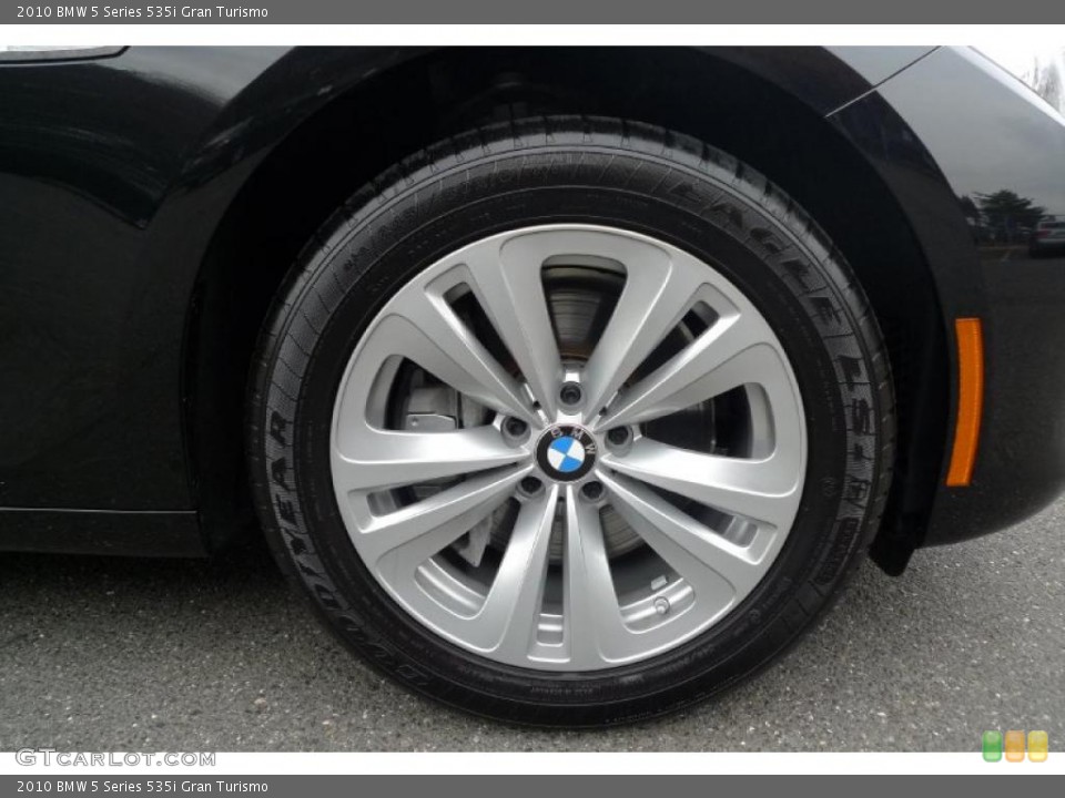 2010 BMW 5 Series 535i Gran Turismo Wheel and Tire Photo #40540373