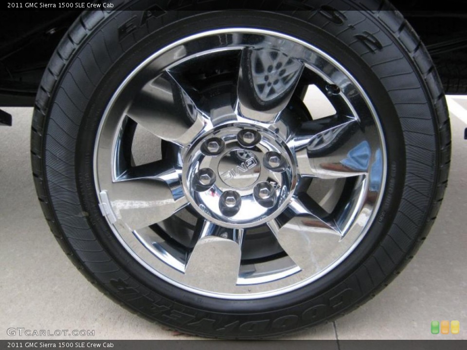 2011 GMC Sierra 1500 SLE Crew Cab Wheel and Tire Photo #40544801