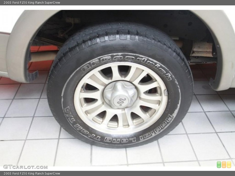 2003 Ford F150 King Ranch SuperCrew Wheel and Tire Photo #40547049