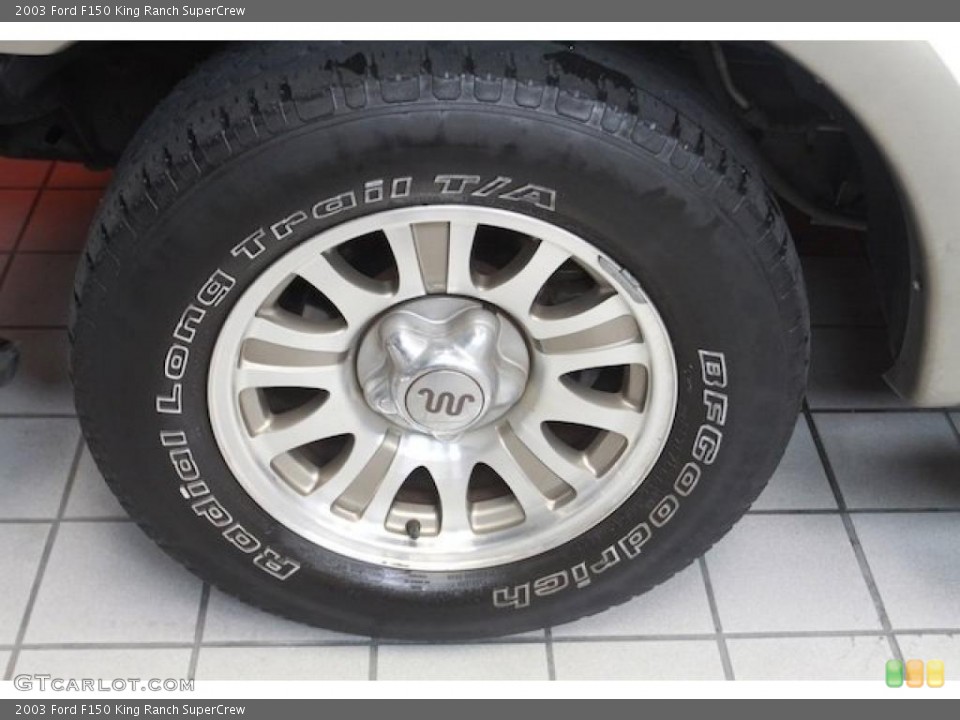 2003 Ford F150 King Ranch SuperCrew Wheel and Tire Photo #40547273