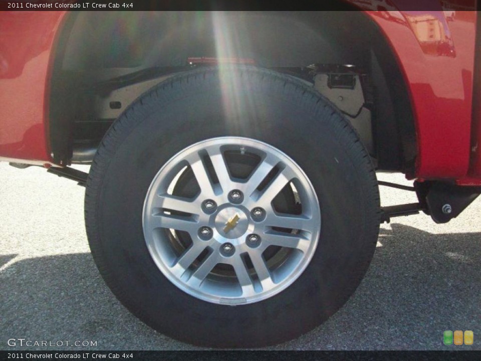 2011 Chevrolet Colorado LT Crew Cab 4x4 Wheel and Tire Photo #40547345