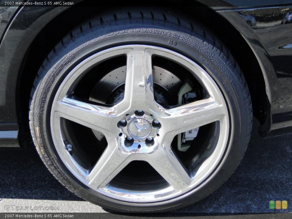 2007 Mercedes-Benz S 65 AMG Sedan Wheel and Tire Photo #40550189