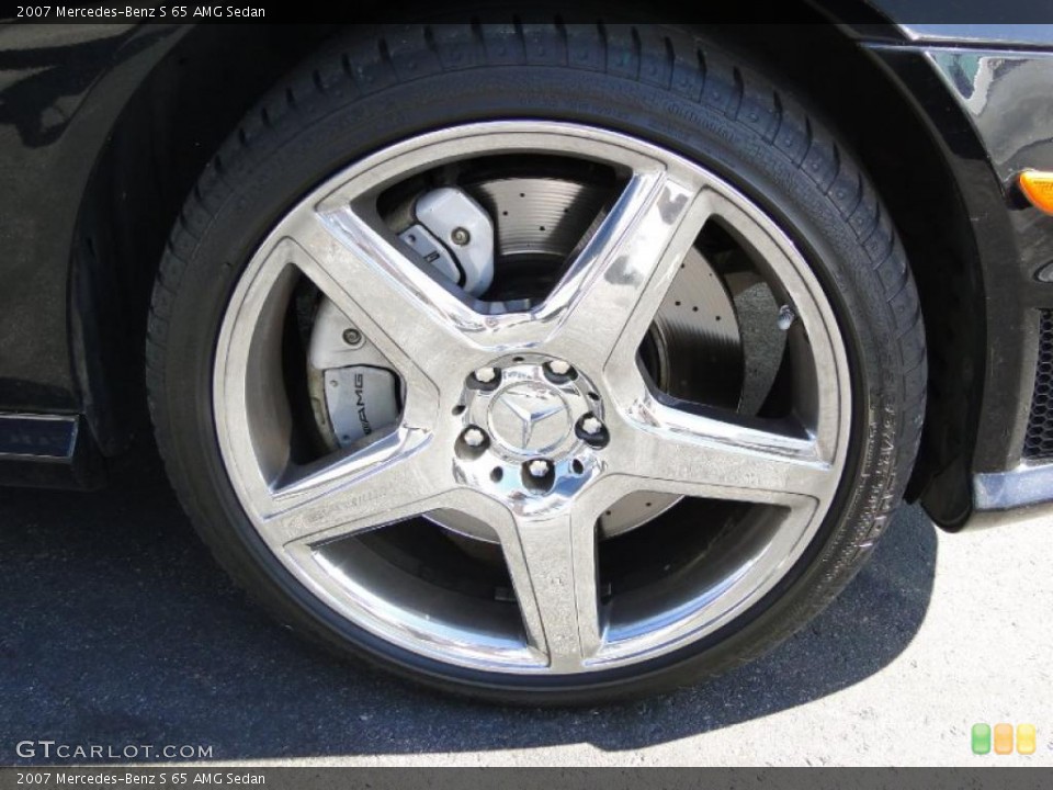 2007 Mercedes-Benz S 65 AMG Sedan Wheel and Tire Photo #40550197