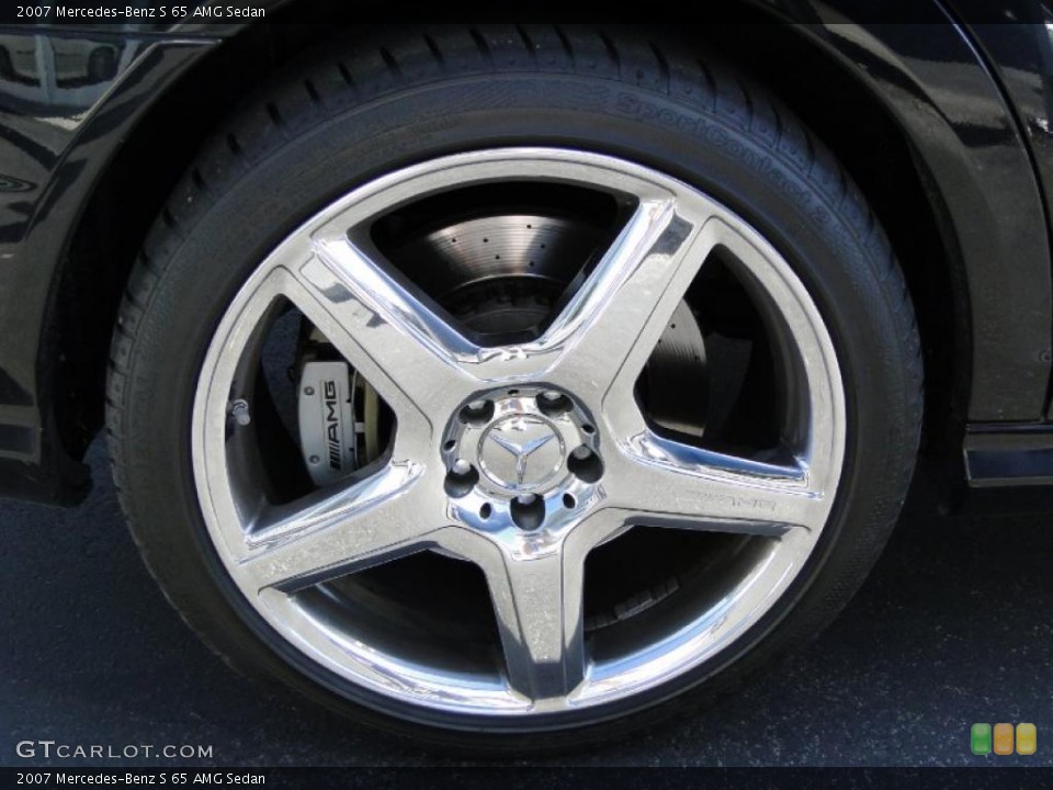 2007 Mercedes-Benz S 65 AMG Sedan Wheel and Tire Photo #40550201