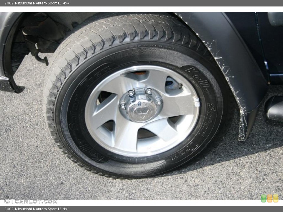 2002 Mitsubishi Montero Sport LS 4x4 Wheel and Tire Photo #40550693