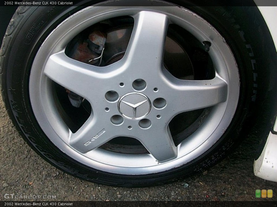 2002 Mercedes-Benz CLK 430 Cabriolet Wheel and Tire Photo #40559257