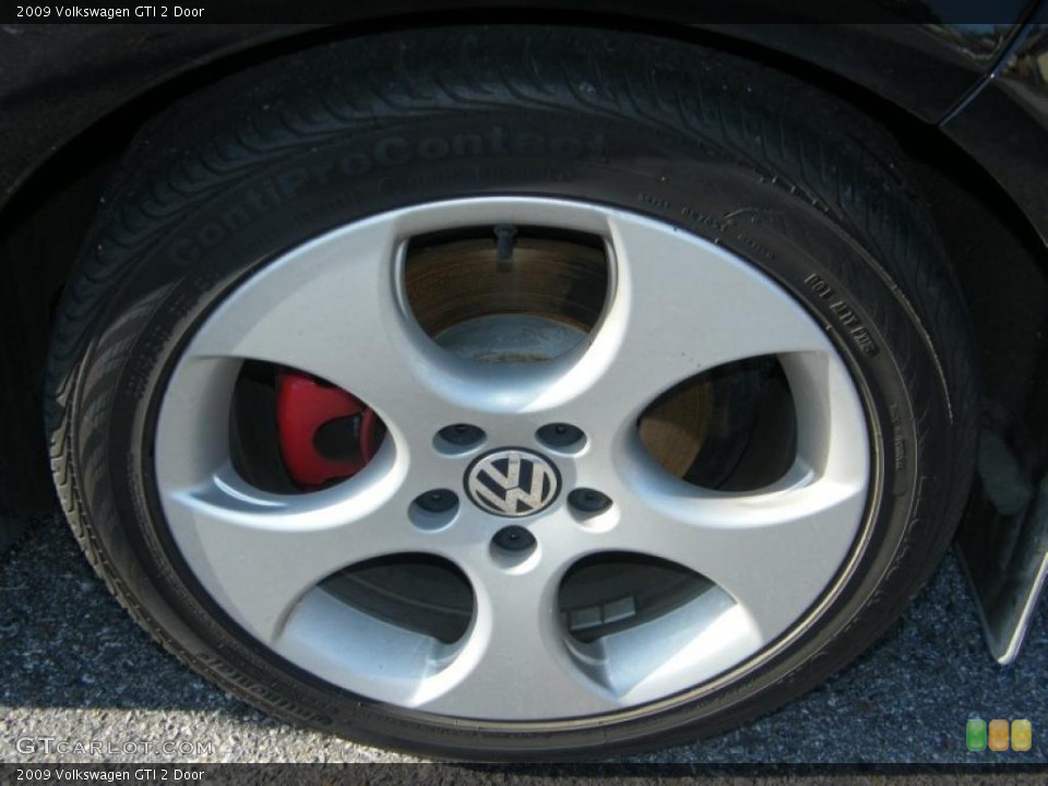 2009 Volkswagen GTI 2 Door Wheel and Tire Photo #40563097