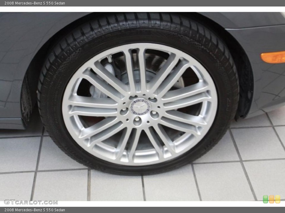 2008 Mercedes-Benz S 550 Sedan Wheel and Tire Photo #40572109