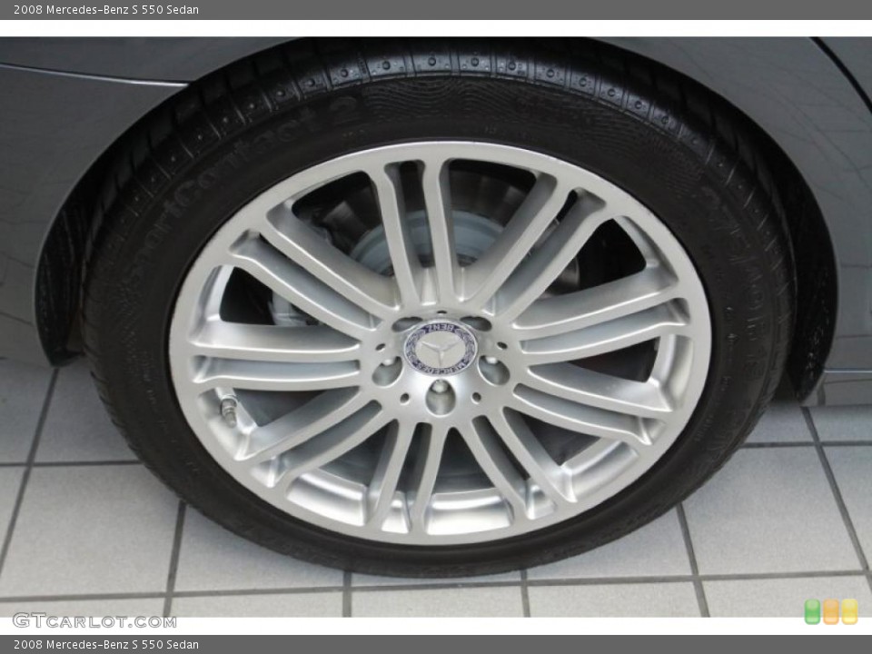 2008 Mercedes-Benz S 550 Sedan Wheel and Tire Photo #40572121