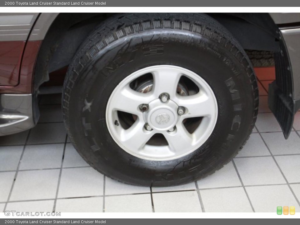 2000 Toyota Land Cruiser  Wheel and Tire Photo #40575469