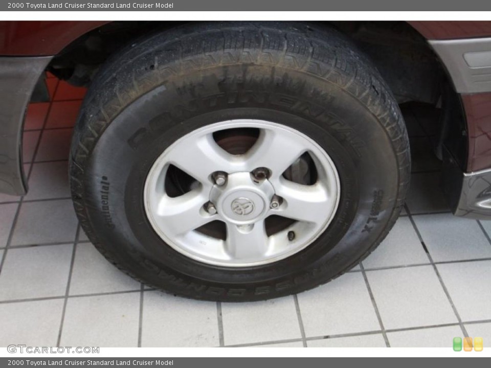 2000 Toyota Land Cruiser  Wheel and Tire Photo #40575485