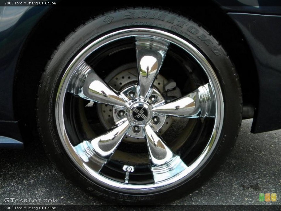 2003 Ford Mustang Custom Wheel and Tire Photo #40577693