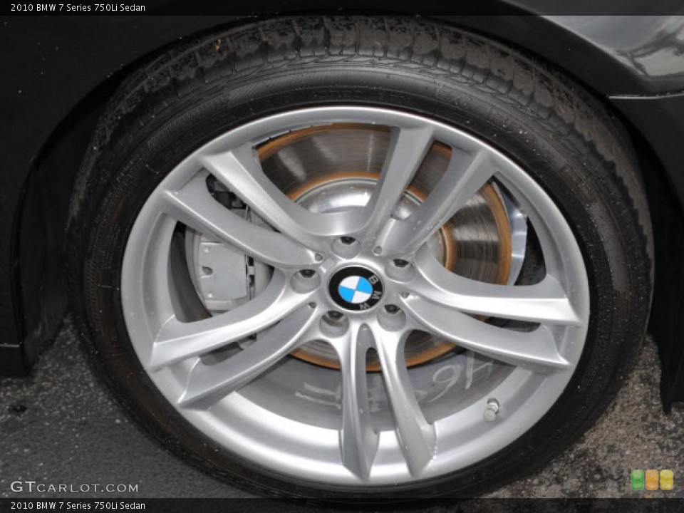 2010 BMW 7 Series 750Li Sedan Wheel and Tire Photo #40578265