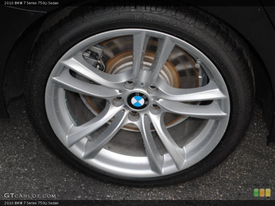 2010 BMW 7 Series 750Li Sedan Wheel and Tire Photo #40578327