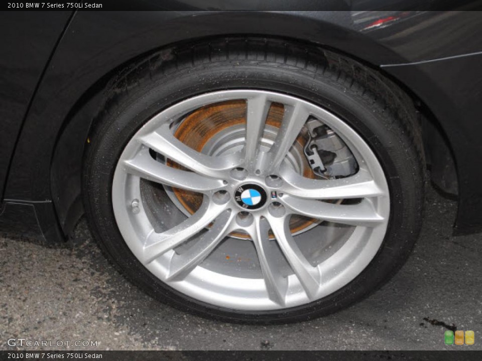 2010 BMW 7 Series 750Li Sedan Wheel and Tire Photo #40578381