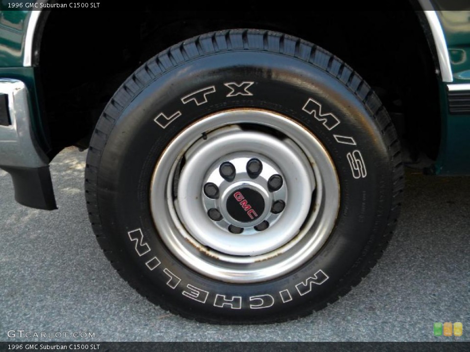 1996 GMC Suburban C1500 SLT Wheel and Tire Photo #40580489