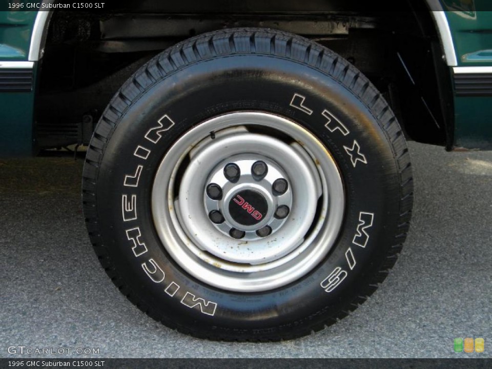 1996 GMC Suburban C1500 SLT Wheel and Tire Photo #40580517