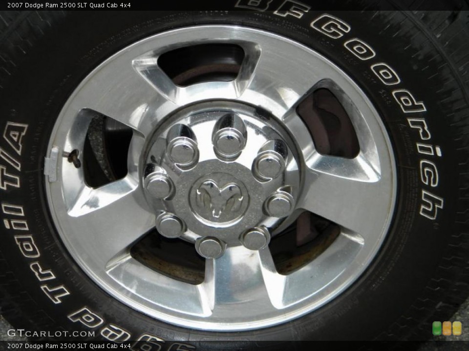 2007 Dodge Ram 2500 SLT Quad Cab 4x4 Wheel and Tire Photo #40581065