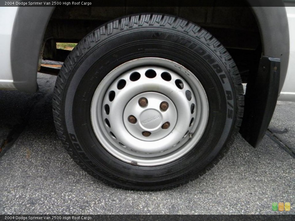 2004 Dodge Sprinter Van 2500 High Roof Cargo Wheel and Tire Photo #40586269