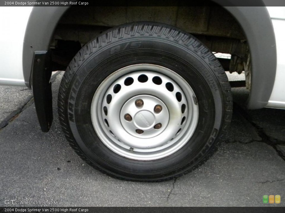 2004 Dodge Sprinter Van 2500 High Roof Cargo Wheel and Tire Photo #40586281