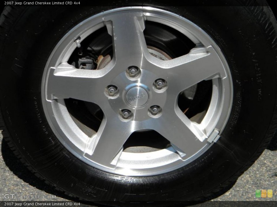 2007 Jeep Grand Cherokee Limited CRD 4x4 Wheel and Tire Photo #40587085