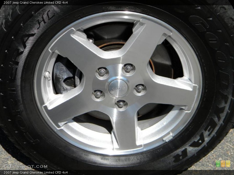 2007 Jeep Grand Cherokee Limited CRD 4x4 Wheel and Tire Photo #40587117
