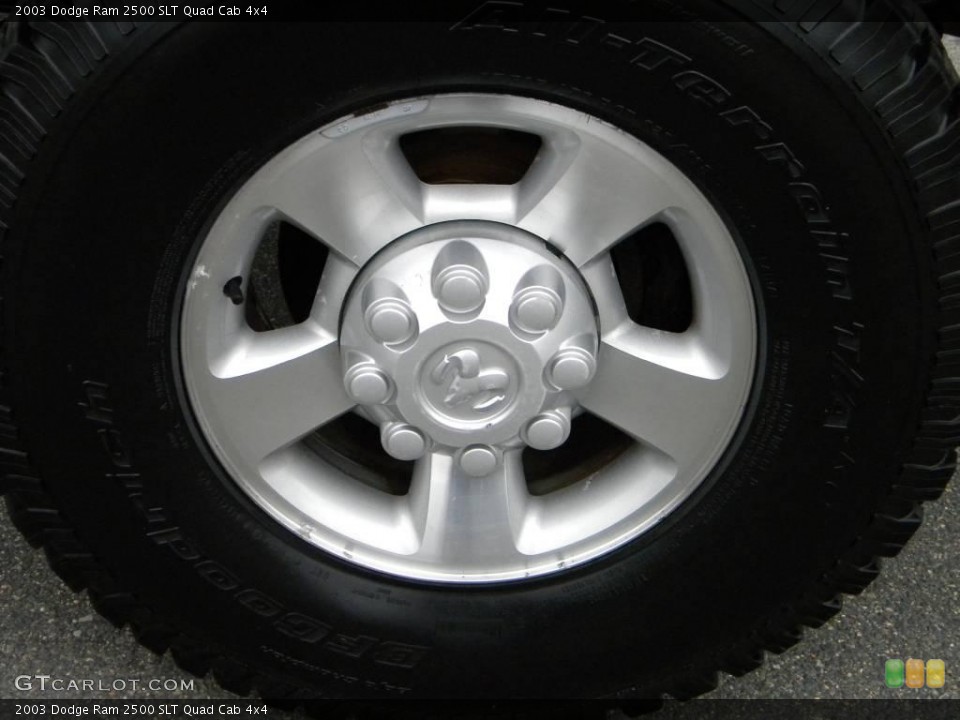 2003 Dodge Ram 2500 SLT Quad Cab 4x4 Wheel and Tire Photo #40589741