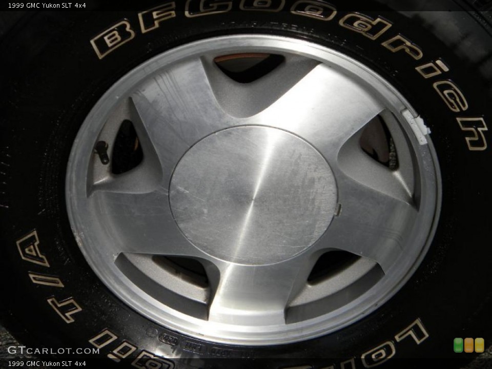 1999 GMC Yukon SLT 4x4 Wheel and Tire Photo #40590746
