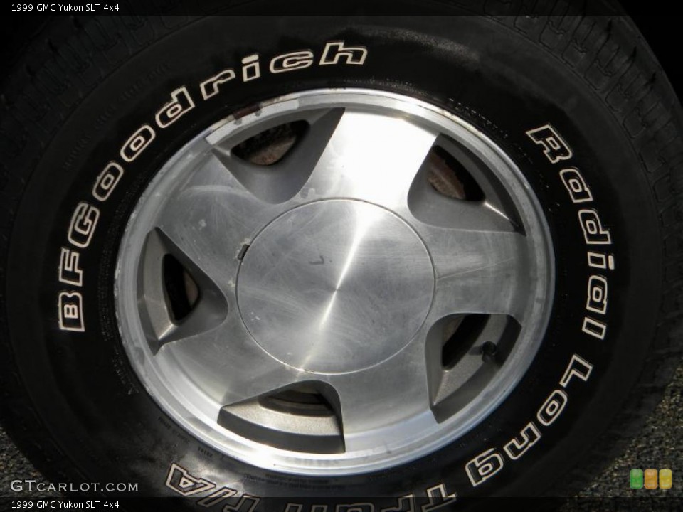 1999 GMC Yukon SLT 4x4 Wheel and Tire Photo #40590781