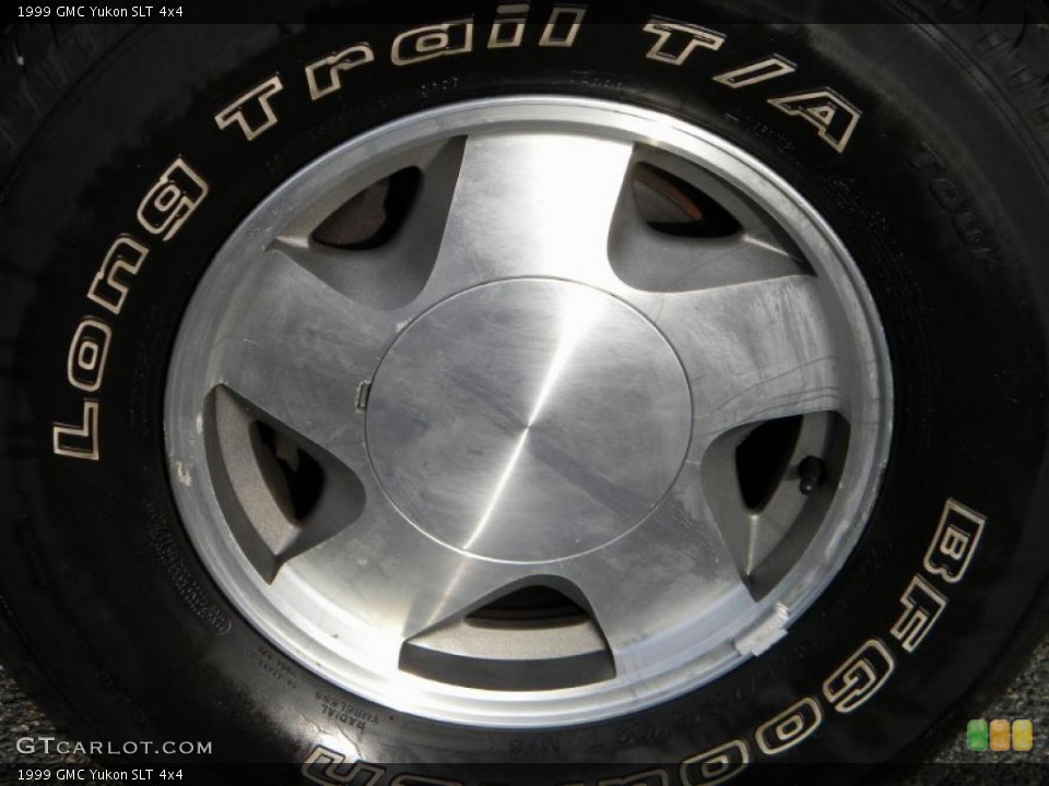 1999 GMC Yukon SLT 4x4 Wheel and Tire Photo #40590797