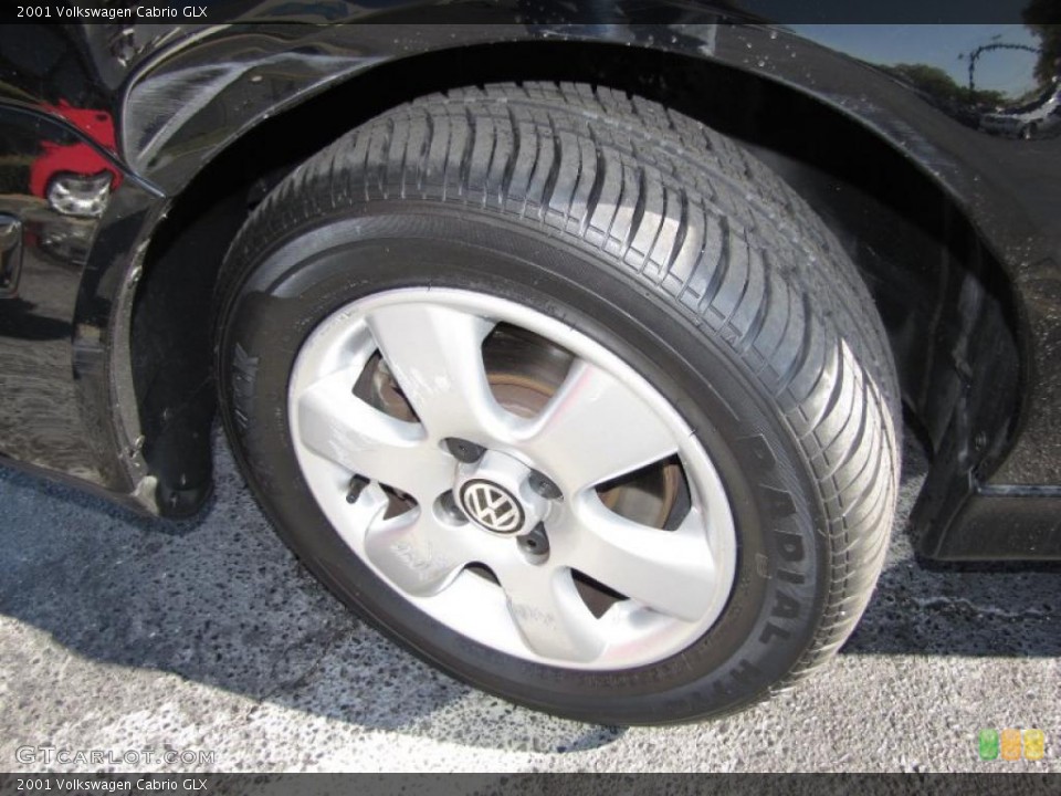 2001 Volkswagen Cabrio GLX Wheel and Tire Photo #40593481