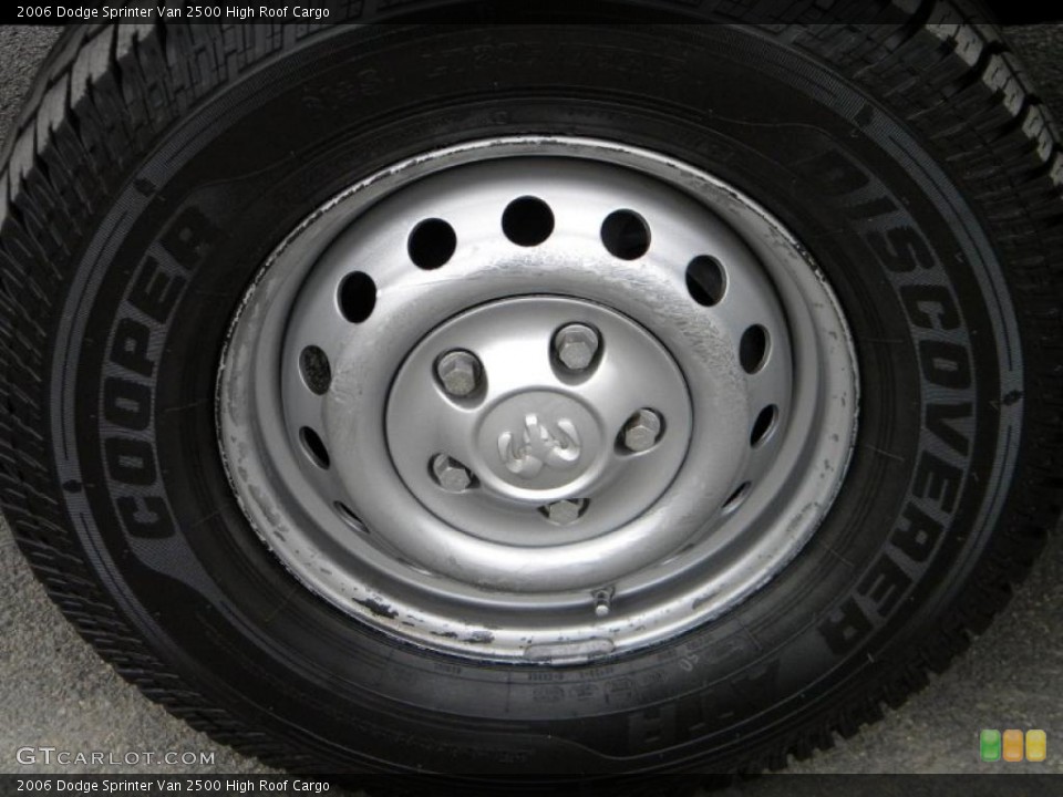 2006 Dodge Sprinter Van 2500 High Roof Cargo Wheel and Tire Photo #40595661