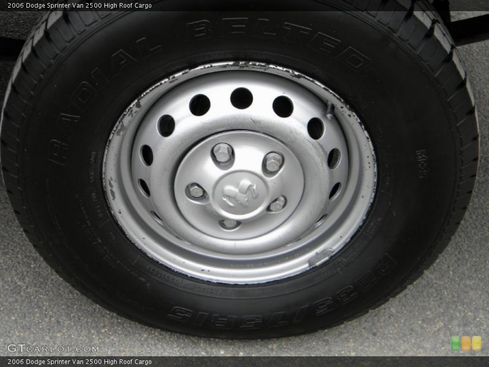 2006 Dodge Sprinter Van 2500 High Roof Cargo Wheel and Tire Photo #40595693