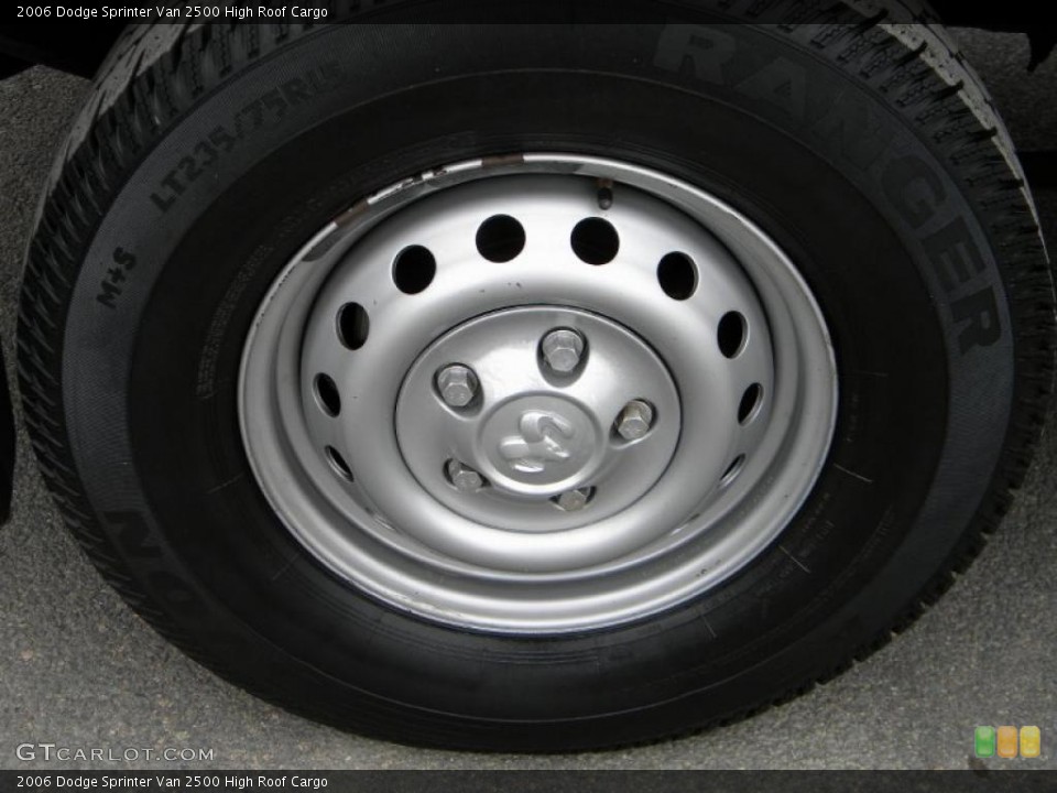 2006 Dodge Sprinter Van 2500 High Roof Cargo Wheel and Tire Photo #40595725