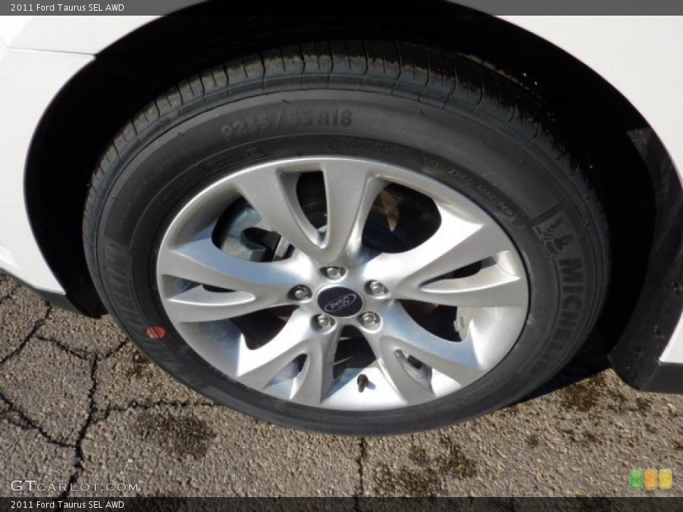 2011 Ford Taurus SEL AWD Wheel and Tire Photo #40595809
