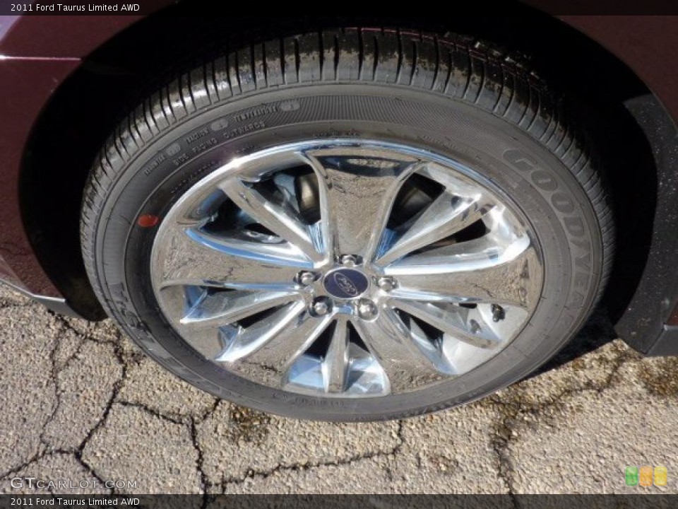 2011 Ford Taurus Limited AWD Wheel and Tire Photo #40598245