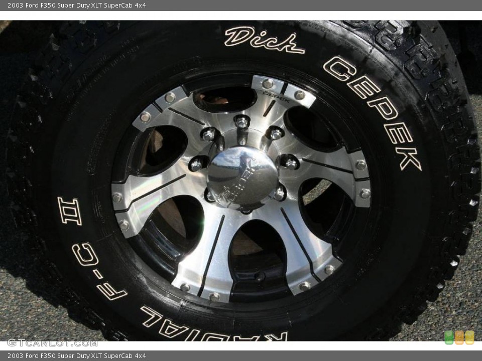 2003 Ford F350 Super Duty Custom Wheel and Tire Photo #40599430