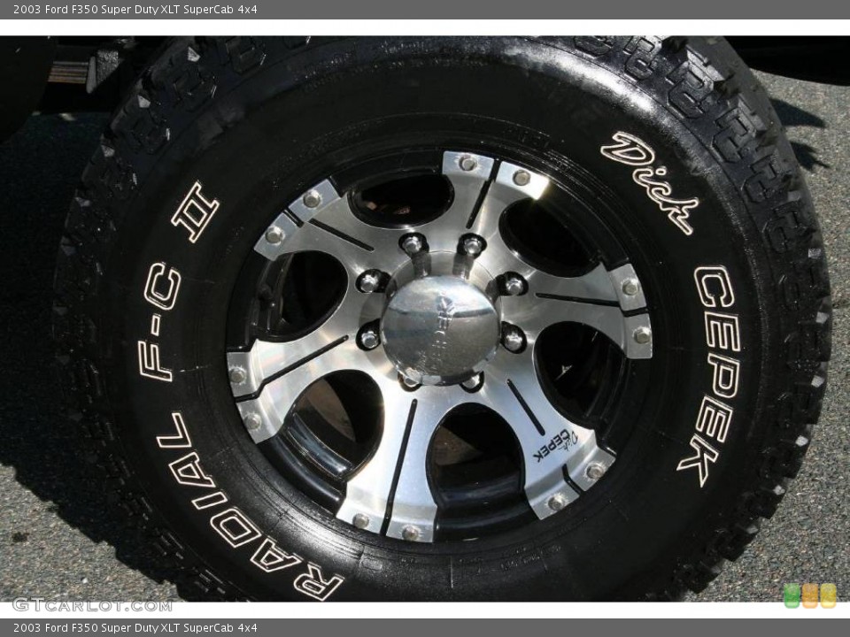 2003 Ford F350 Super Duty Custom Wheel and Tire Photo #40599442
