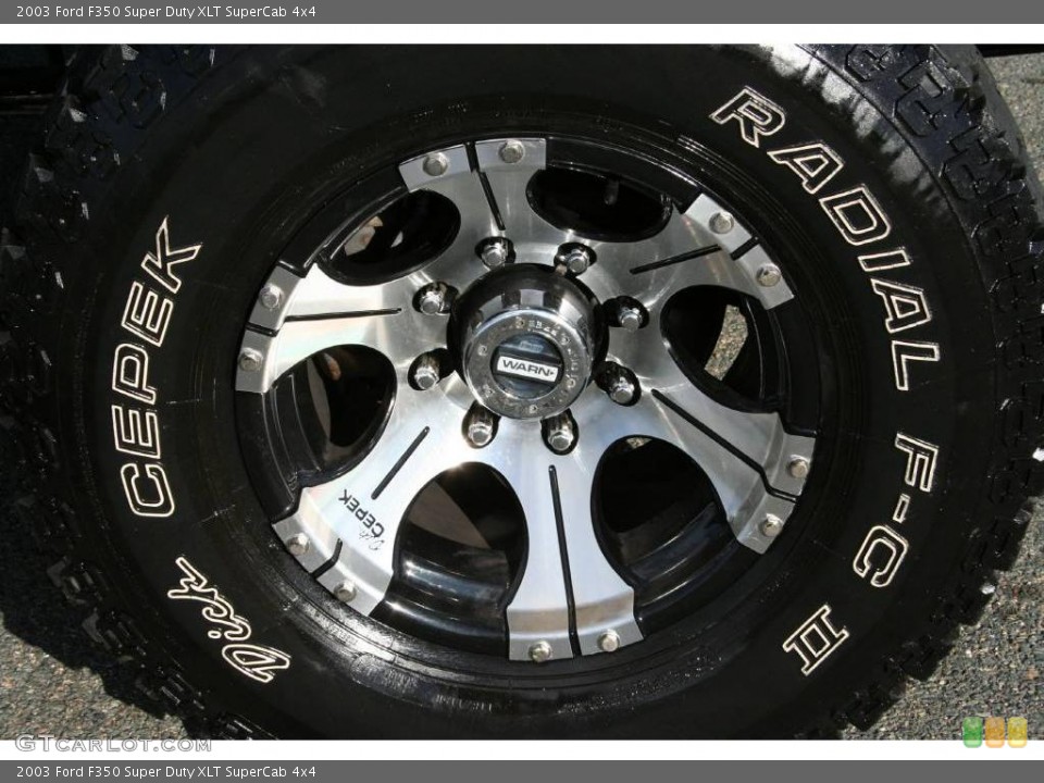 2003 Ford F350 Super Duty Custom Wheel and Tire Photo #40599461
