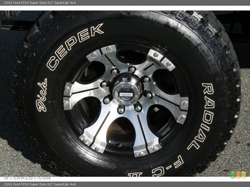 2003 Ford F350 Super Duty Custom Wheel and Tire Photo #40599474