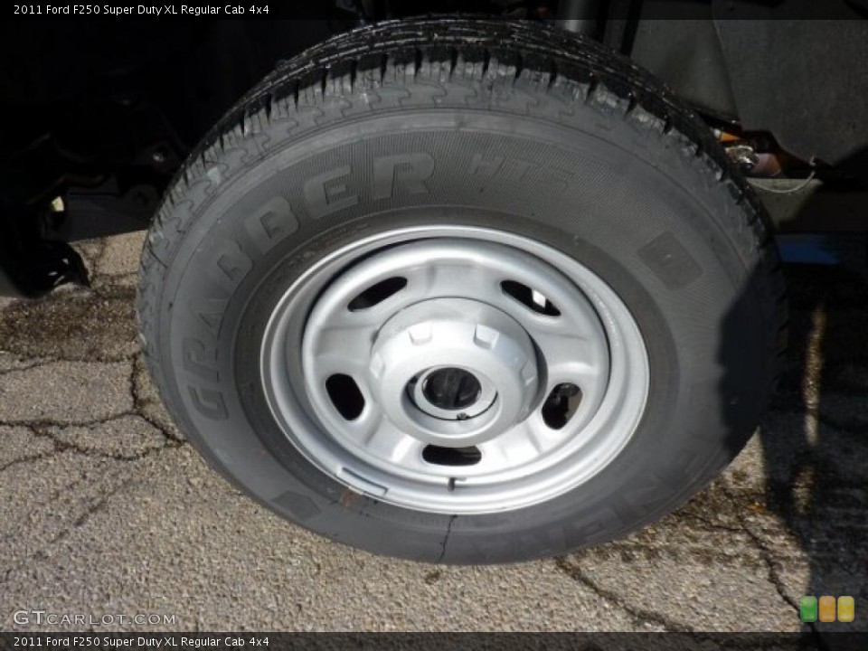 2011 Ford F250 Super Duty XL Regular Cab 4x4 Wheel and Tire Photo #40599488