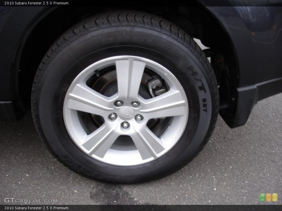 2010 Subaru Forester 2.5 X Premium Wheel and Tire Photo #40599539