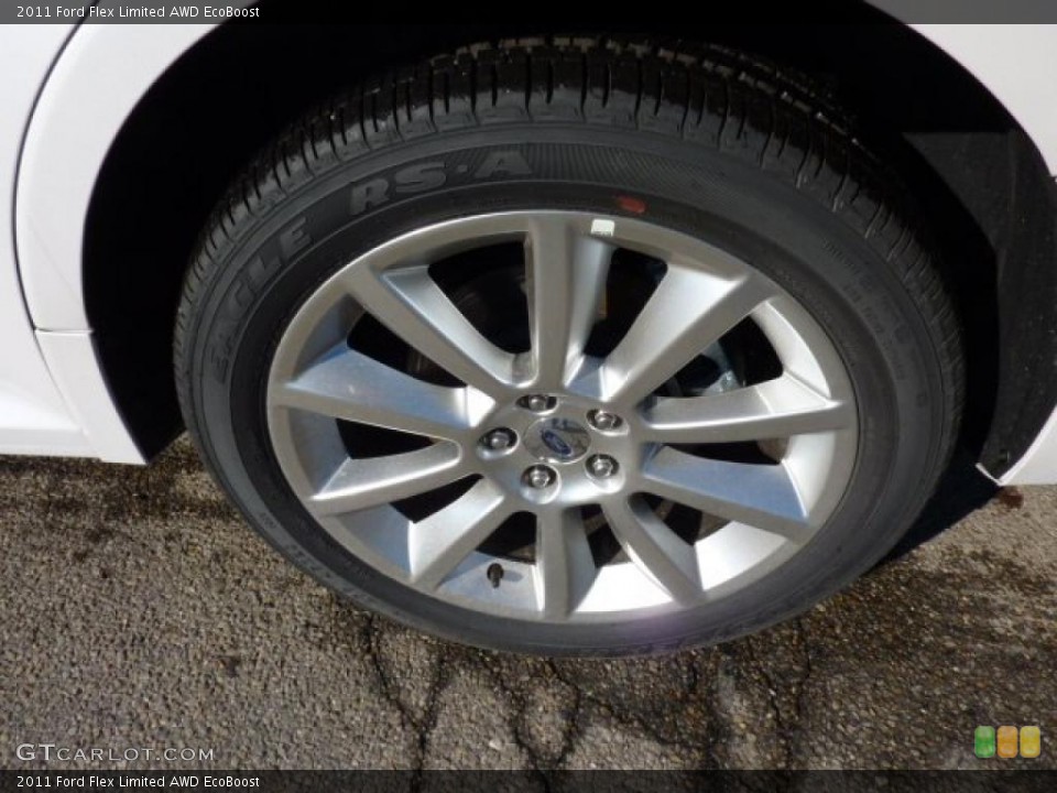 2011 Ford Flex Limited AWD EcoBoost Wheel and Tire Photo #40600141