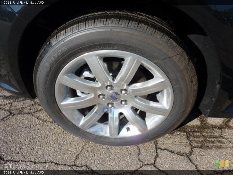 2011 Ford Flex Limited AWD Wheel and Tire Photo #40601101